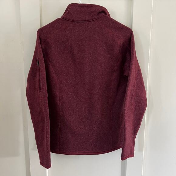 Patagonia Better Sweater 1/4 Quarter Zip Sequoia Red Sweater Women's Small - Picture 5 of 8